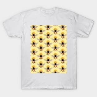 Honey Bees Pattern T-Shirt